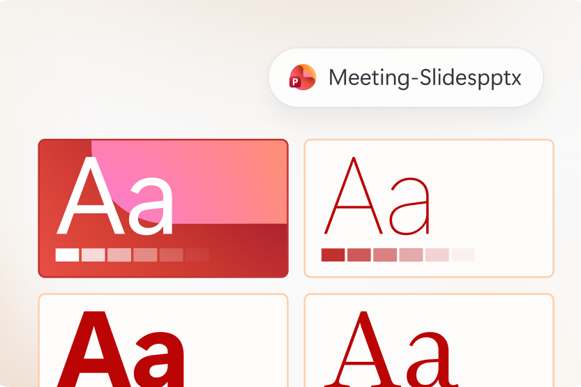 Microsoft 365 — Slides in less time