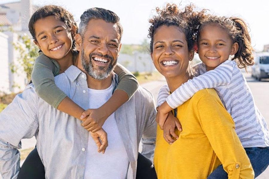 The National Institutes of Health — Photo of a family.