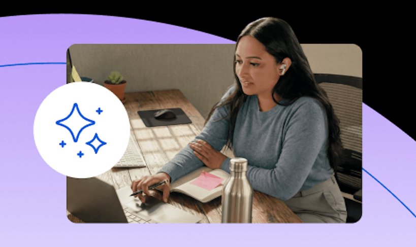 Coursera — woman on laptop with earbuds
